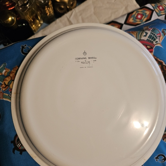 Vintage Corningware Blue Cornflower Pie Plate - Picture 3 of 3